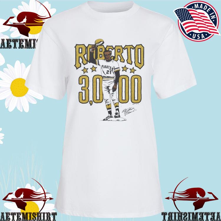 Official pirates roberto clemente 3000 signature T-shirts, hoodie, sweater,  long sleeve and tank top