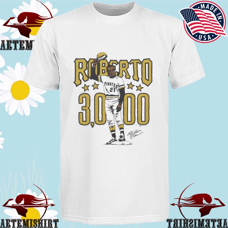 Official pirates roberto clemente 3000 signature T-shirts, hoodie, sweater,  long sleeve and tank top