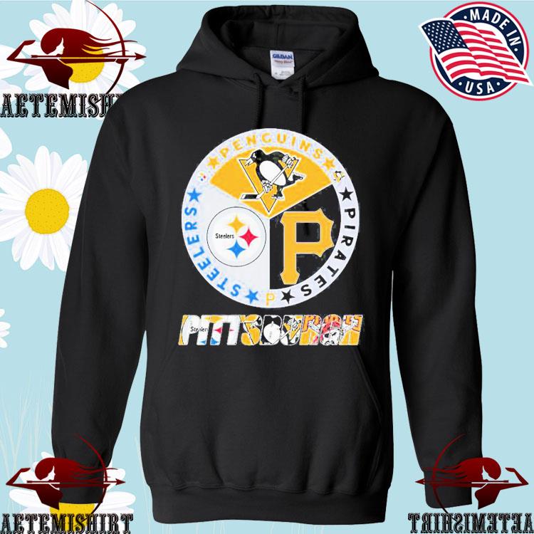 Pittsburgh City Of Champions Steelers Penguins Pirates shirt, hoodie,  sweater, long sleeve and tank top