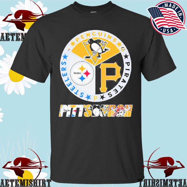 Official Logo Pittsburgh Steelers Penguins Pirates City Champions shirt,  hoodie, sweater, long sleeve and tank top