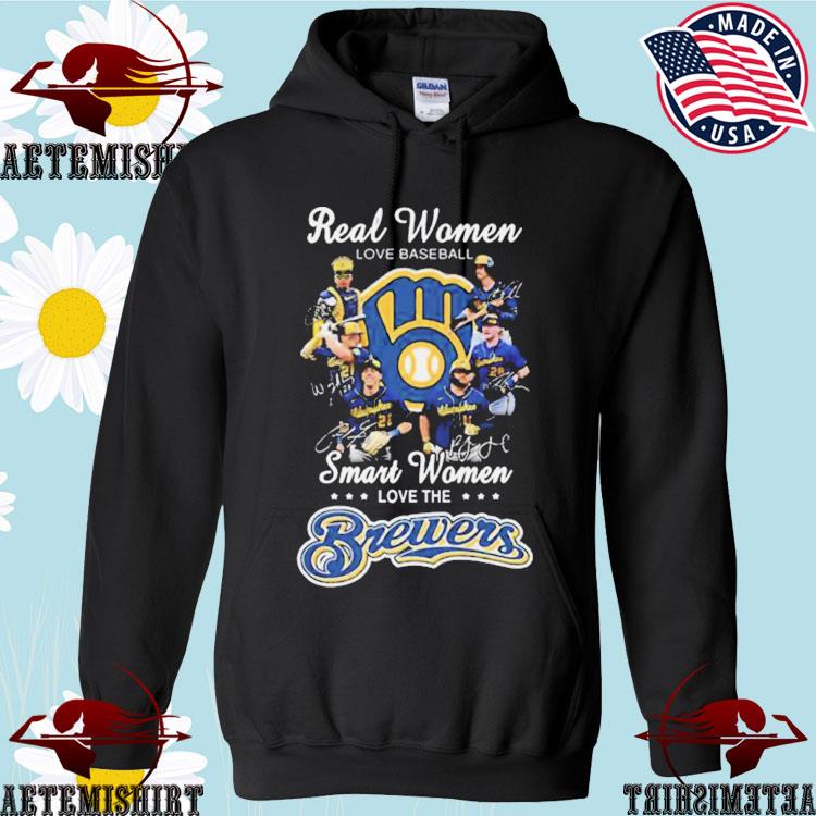 Original real Women Love Baseball Smart Women Love The Brewers Shirt,  hoodie, sweater, long sleeve and tank top