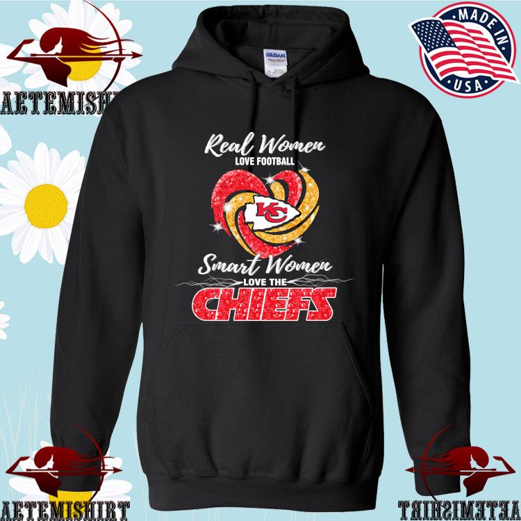 Official real Women Love Football Smart Women Love The Chiefs Shirt,  hoodie, sweater, long sleeve and tank top