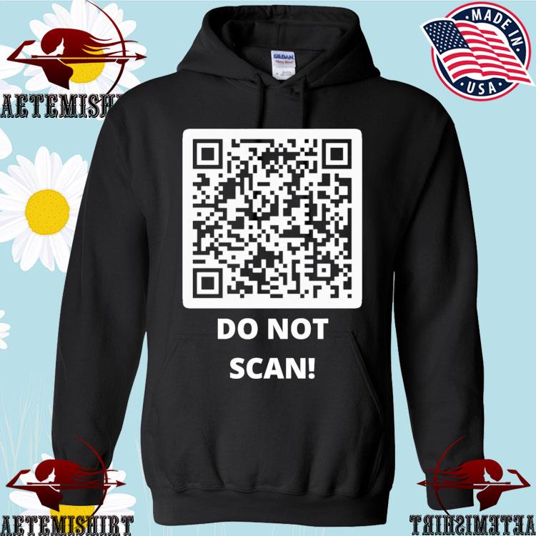 Funny Rick Roll Meme QR Code Do Not Scan Design Tall T-Shirt