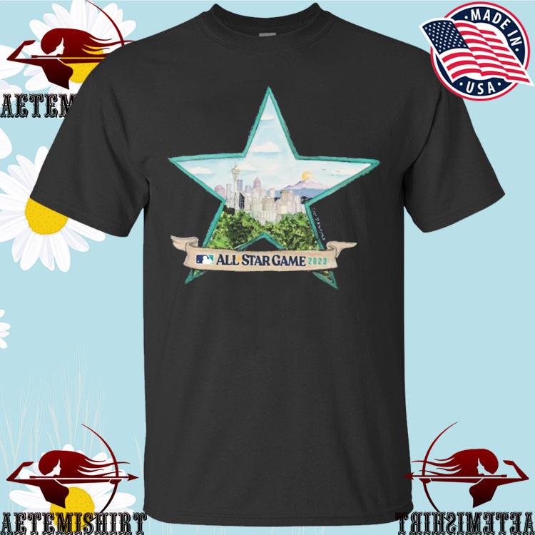 Seattle Mariners All-Star Game 2023 Cityscape Tee Shirt