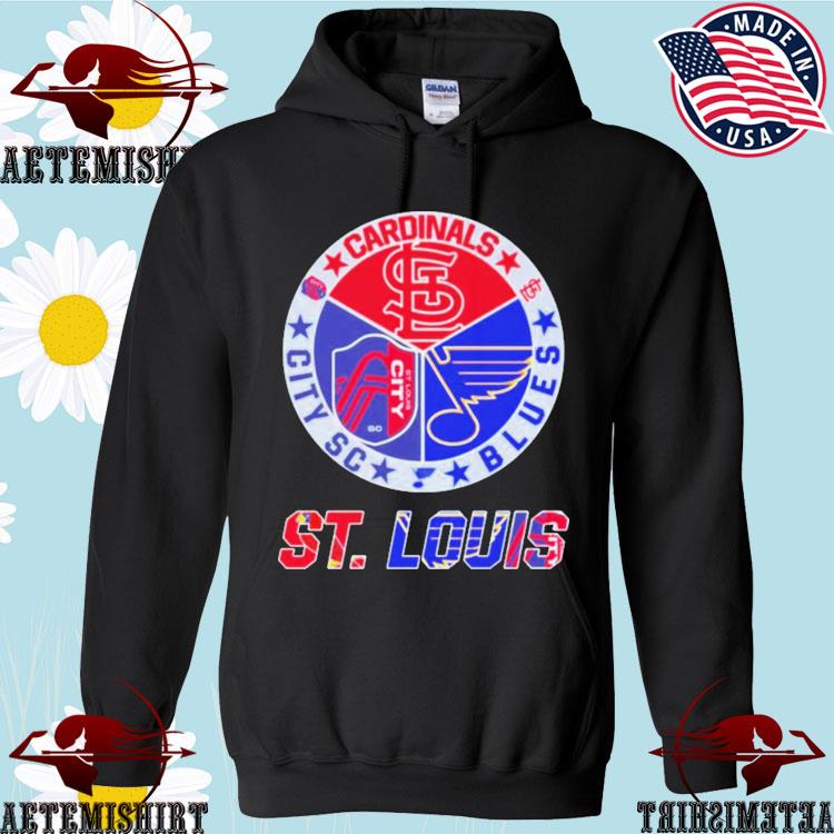 St louis cardinals st louis blues st louis city sc Shirt, hoodie, sweater,  long sleeve and tank top