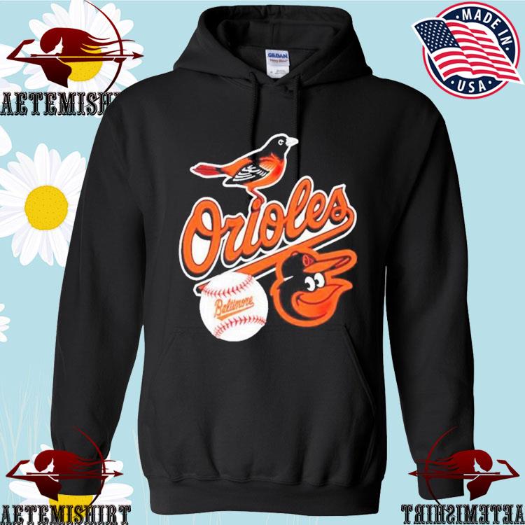 Nike, Shirts, Nike Mlb Baltimore Orioles Bird Retro Logo Tshirt