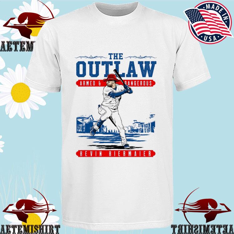 Official the outlaw armed and dangerous kevin kiermaier mlbpa T-shirts,  hoodie, tank top, sweater and long sleeve t-shirt