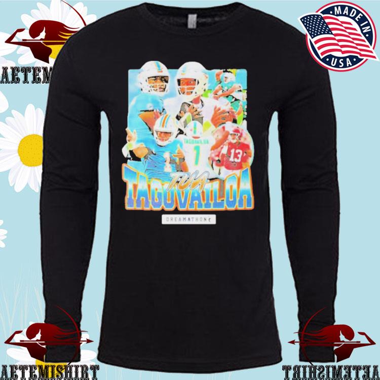 Official Miami Dolphins Dreamathon Merch Tua Tagovailoa Shirt