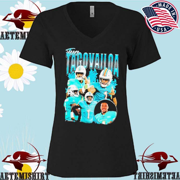 Tua Tua Tua Tagovailoa Miami Dolphins Football Team T-Shirt - Kingteeshop