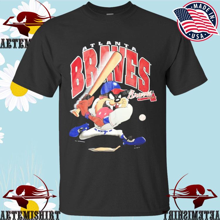 Official 1992 atlanta braves taz tasmanian devil looney tunes mlb T-shirts,  hoodie, tank top, sweater and long sleeve t-shirt