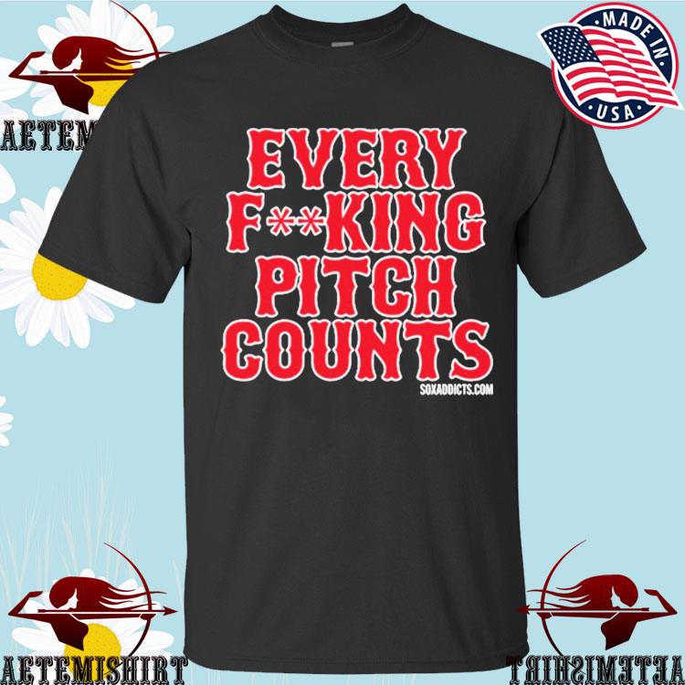 Alex Cora Every Fucking Pitch Counts Shirt, hoodie, sweater, long sleeve  and tank top