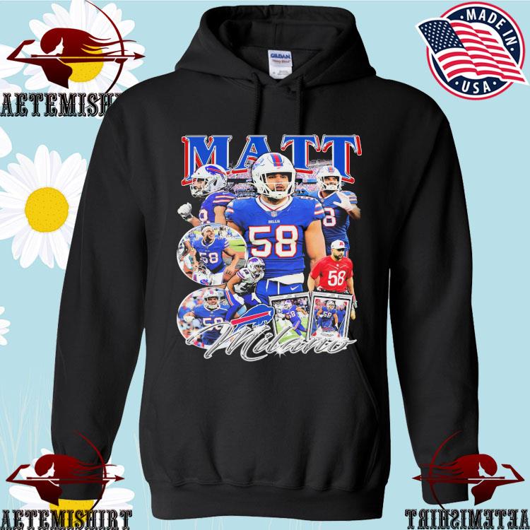 Matt Milano Buffalo Bills shirt, hoodie, sweater and long sleeve