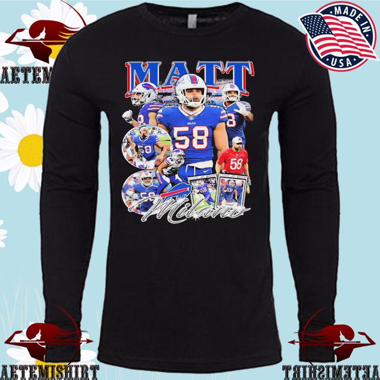 Matt Milano Buffalo Bills shirt, hoodie, sweater and long sleeve