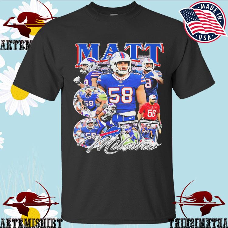 Official buffalo Bills NFL matt milano T-shirts, hoodie, sweater, long  sleeve and tank top