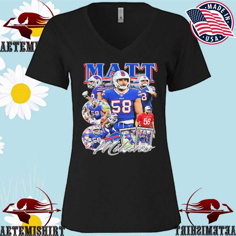 Matt Milano 58 Buffalo Bills shirt, hoodie, sweater and v-neck t-shirt