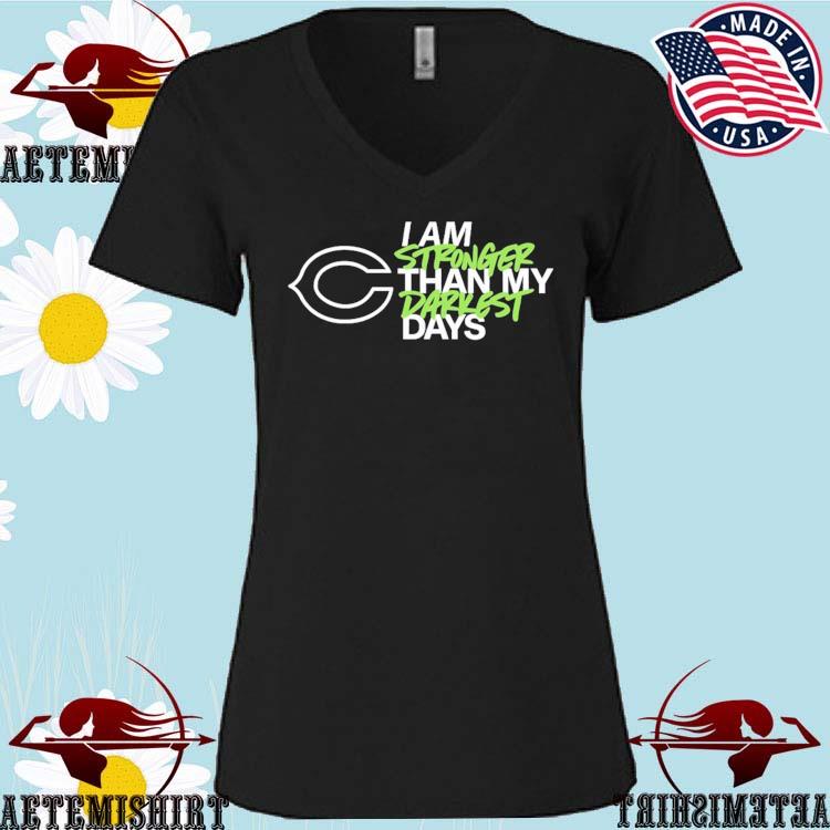 Men's Chicago Bears I Am Stronger Than My Darkest Days Shirt