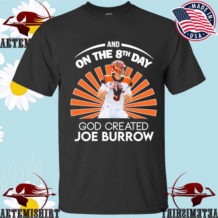 Cincinnati Bengals Shirt Joe Burrow Quarterback LSU 8th 