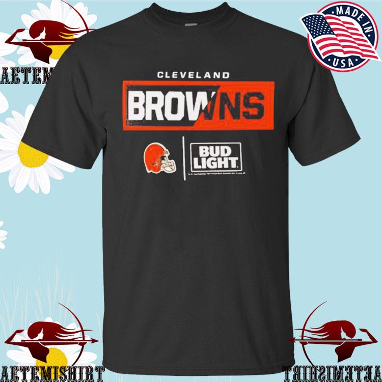 Official cleveland browns 49ers NFL x bud light T-shirts, hoodie, tank top,  sweater and long sleeve t-shirt