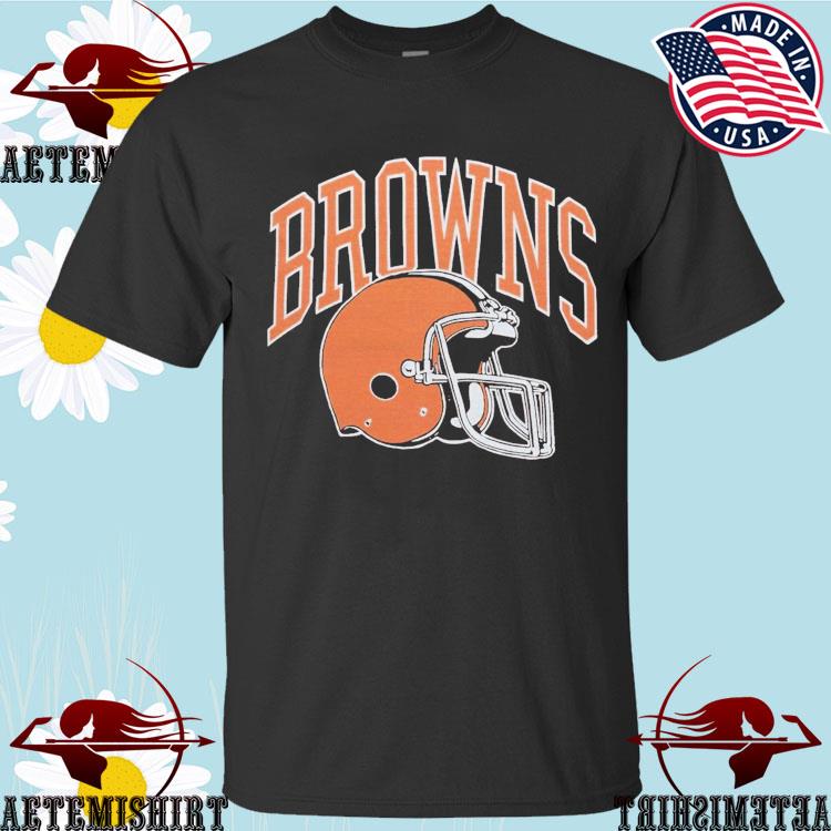 Official cleveland browns helmet T-shirts, hoodie, tank top, sweater and  long sleeve t-shirt