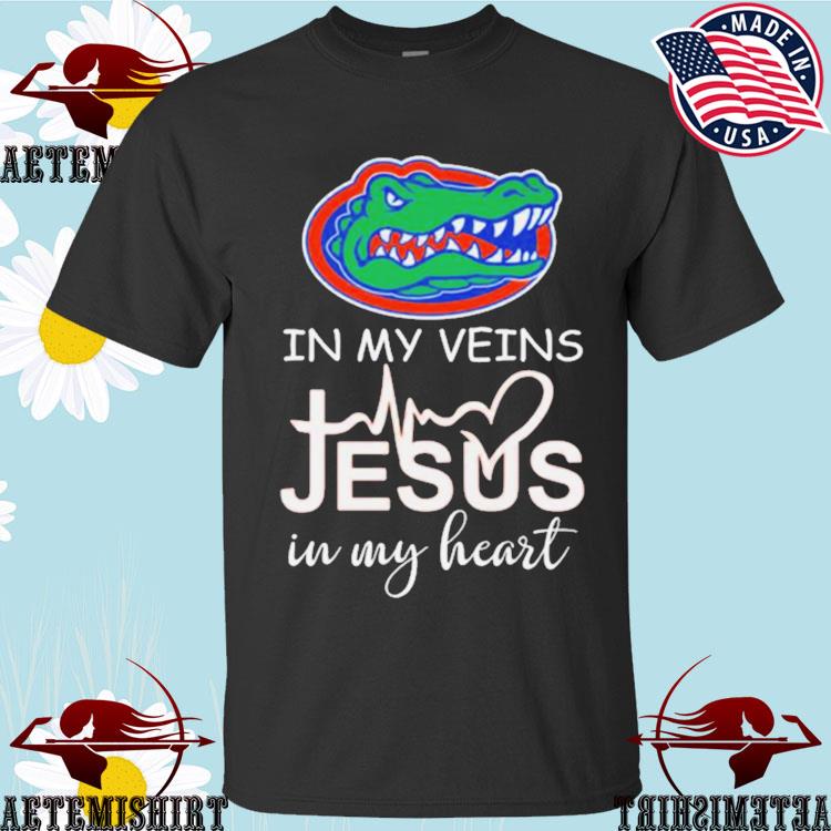 Washington Nationals Logo 2023 In My Veins Jesus In My Heart Shirt