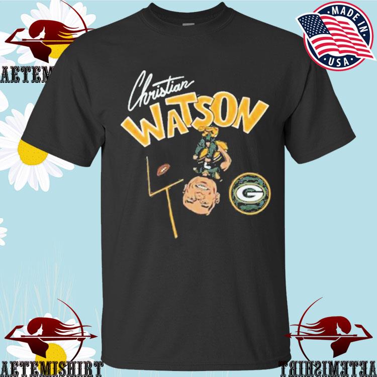 Packers Homage #9 Christian Watson Flip T-Shirt