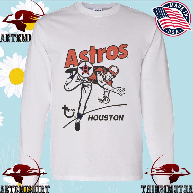 MLB Houston Astros Gold Collection Long Sleeve Tri-Blend T-Shirt