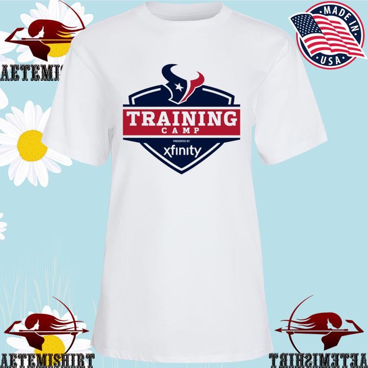 Official houston texans training camp presented by xfinity T-shirts,  hoodie, sweater, long sleeve and tank top