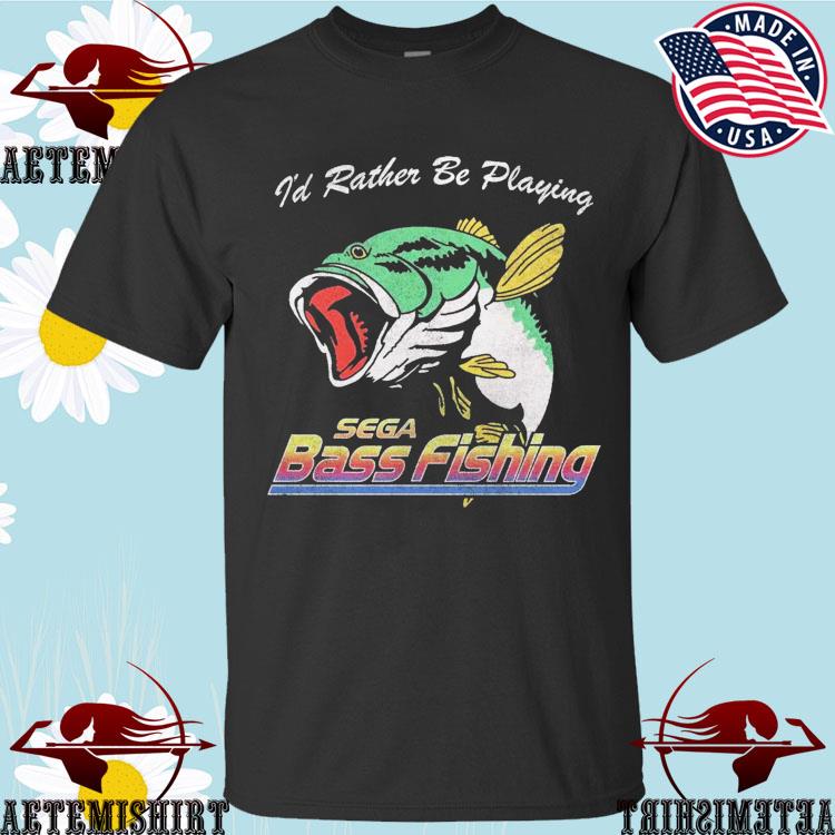 Official i'd Rather Be Playing Sega Fishing T-Shirts, hoodie, sweater, long sleeve and tank top