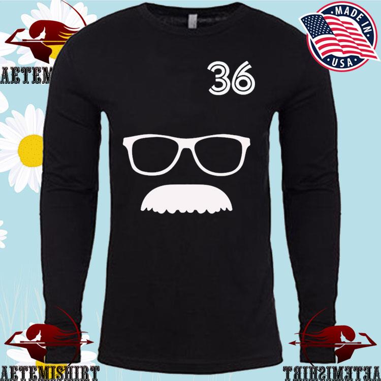 Official Jays fans in Cleveland wearing 36 davis schneider glasses and  moustache T-shirt, hoodie, tank top, sweater and long sleeve t-shirt
