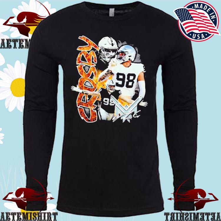 Official las Vegas Raiders Maxx Crosby 98 2023 Shirt, hoodie, sweater, long  sleeve and tank top