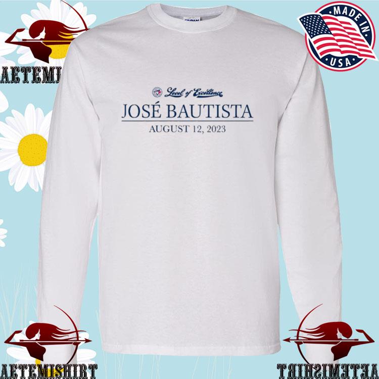 Official toronto Blue Jays Jose Bautista Honda Level Of Excellent August 12  2023 Shirt, hoodie, sweater, long sleeve and tank top