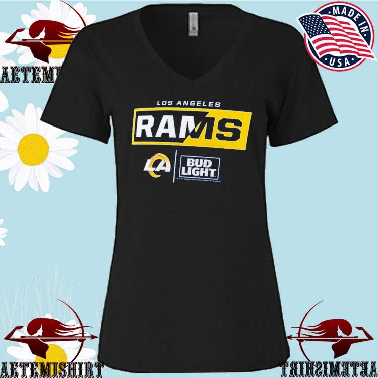 Los Angeles Rams bud light logo shirt, hoodie, sweater and v-neck