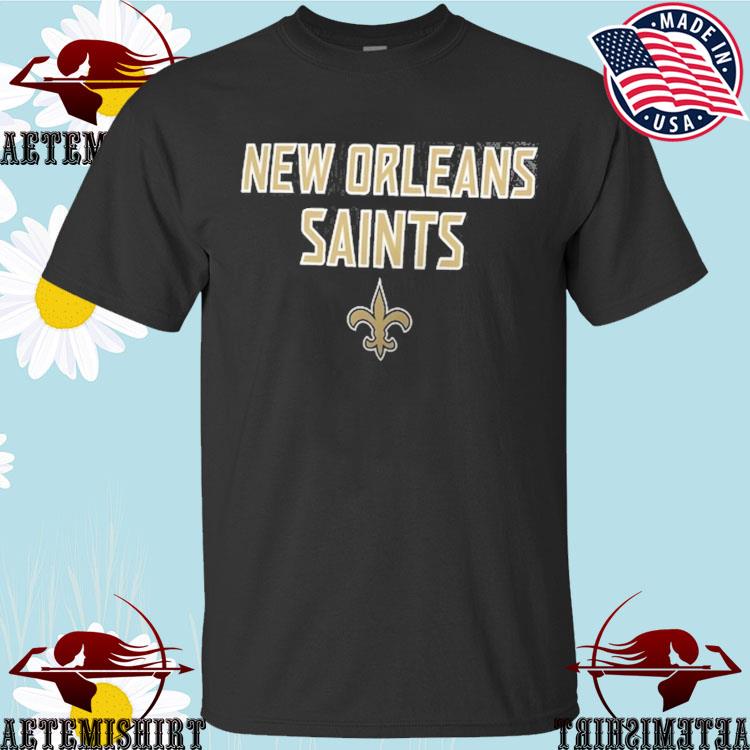 New Orleans Saints Fanatics Branded T-Shirt - Black