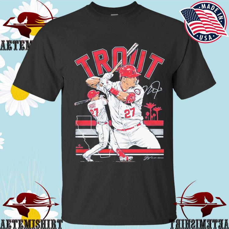 Mike Trout T-Shirts & Hoodies, Los Angeles A Baseball