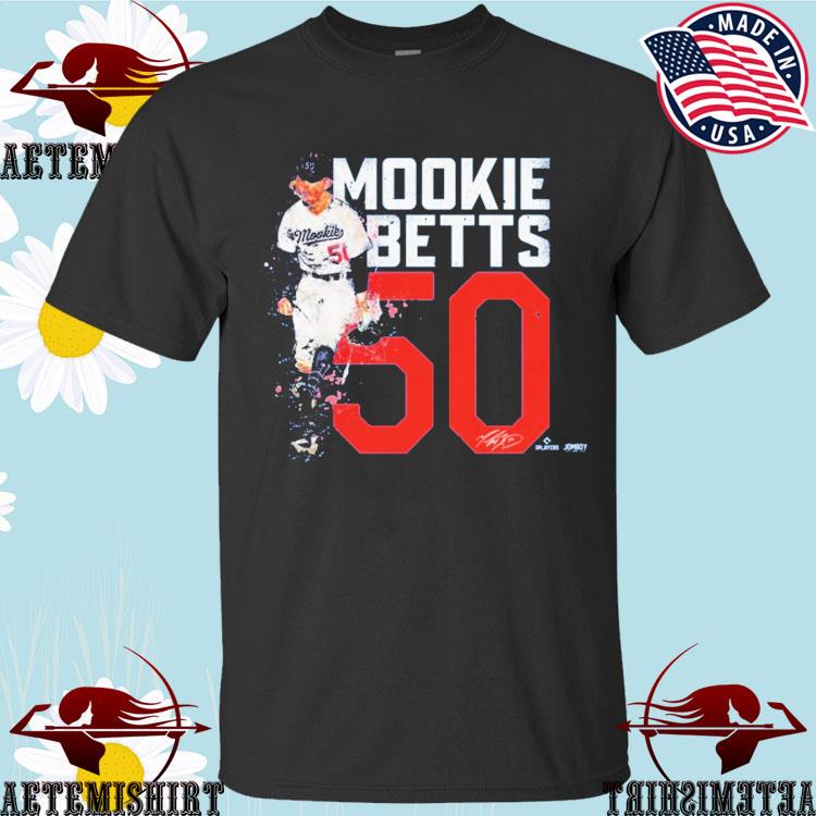  Mookie Betts Shirt (Cotton, Small, Heather Gray