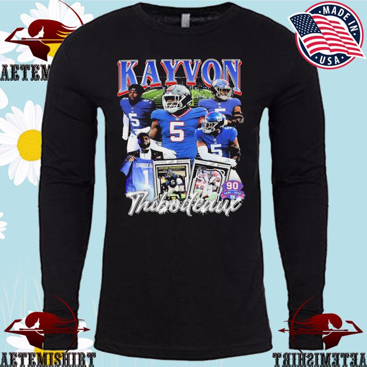 Official new York Giants Kayvon Thibodeaux 90 Seasons 1925-2014 T-shirts,  hoodie, sweater, long sleeve and tank top