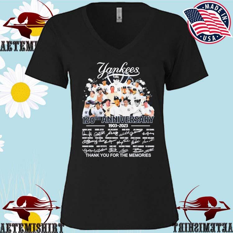 New York Yankees 1903-2023 Thank You For The Memories Tee Shirt - Yesweli