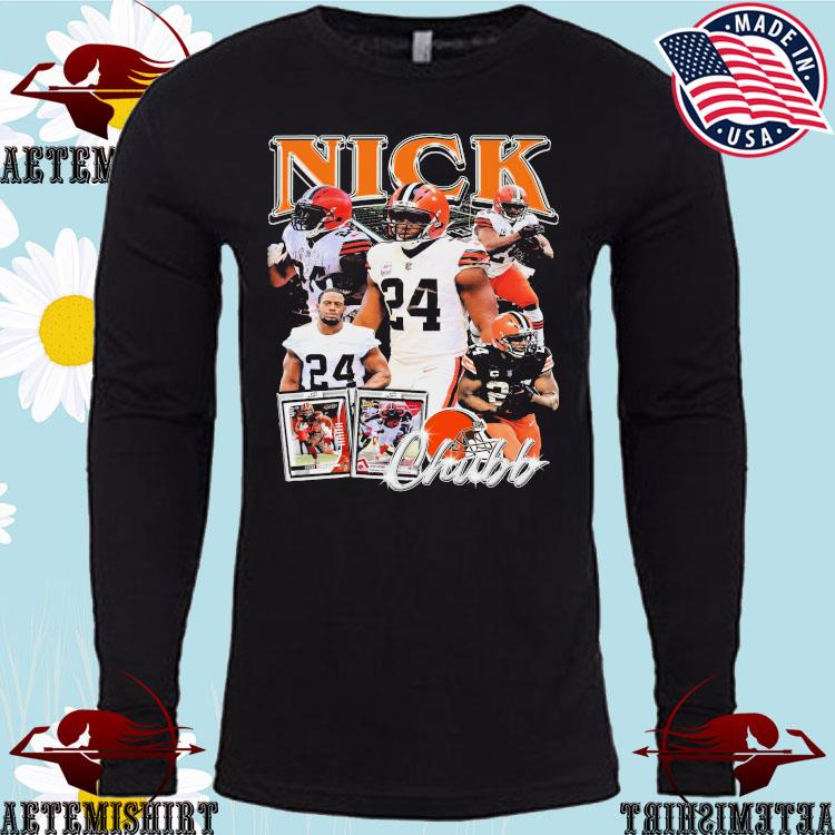 Official Cleveland browns nick chubb T-shirt, hoodie, tank top, sweater and  long sleeve t-shirt