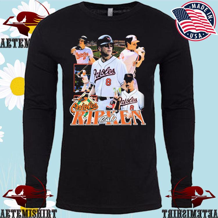 Cal Ripken Baseball 100% Cotton Long Sleeve T-shirt