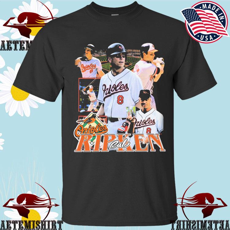 Cal Ripken Baseball 100% Cotton Long Sleeve T-shirt