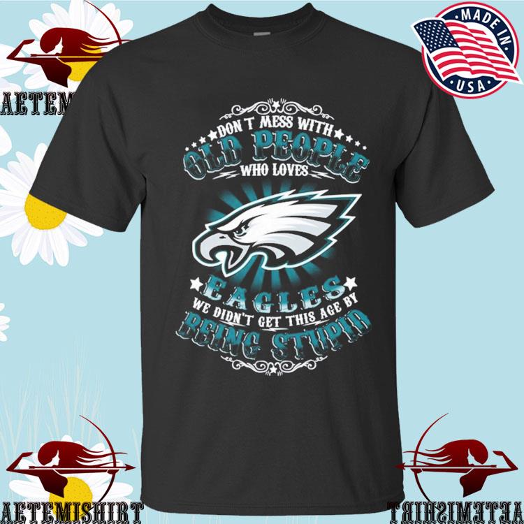 old eagles logo shirt