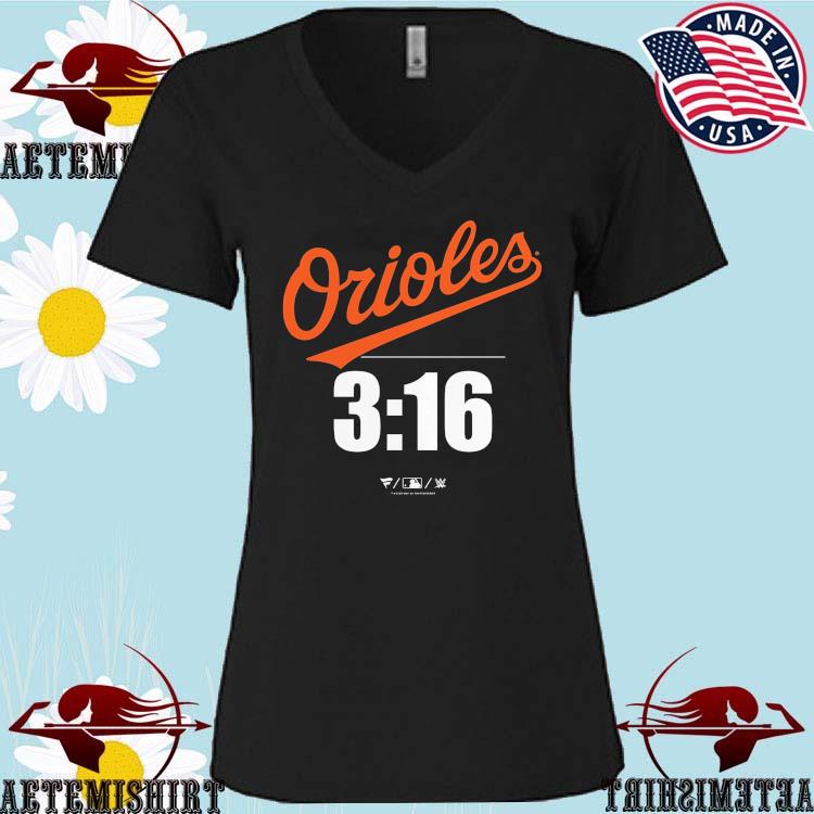 Baltimore Orioles Fanatics Branded Women's One & Only V-Neck T-Shirt - Black