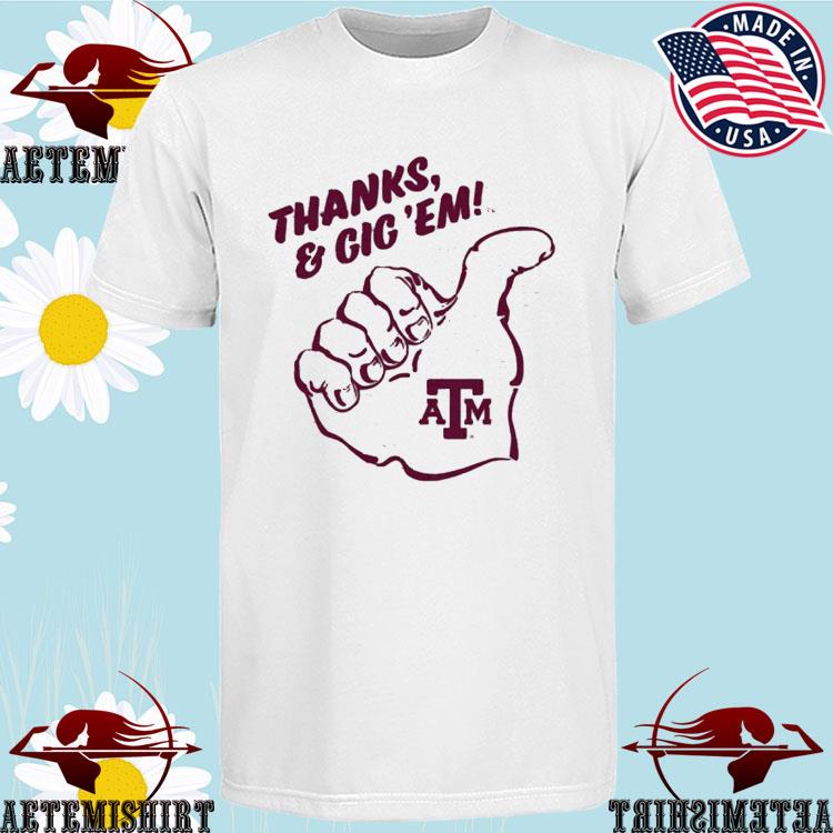 Aggie T-Shirt :: Thanks & Gig 'Em Texas A&M - The Vault Design Studio