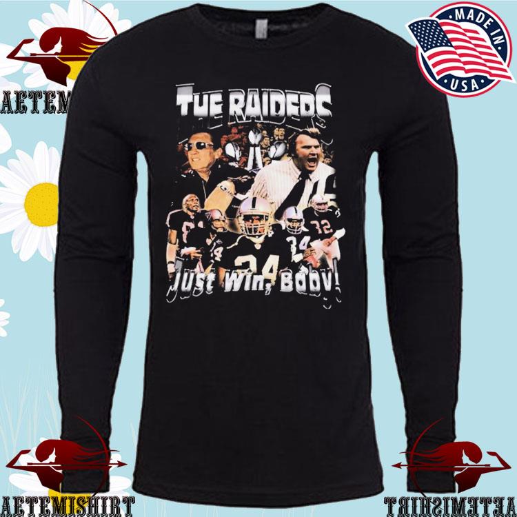 Official just win baby raiders shirt, hoodie, sweater, long sleeve and tank  top