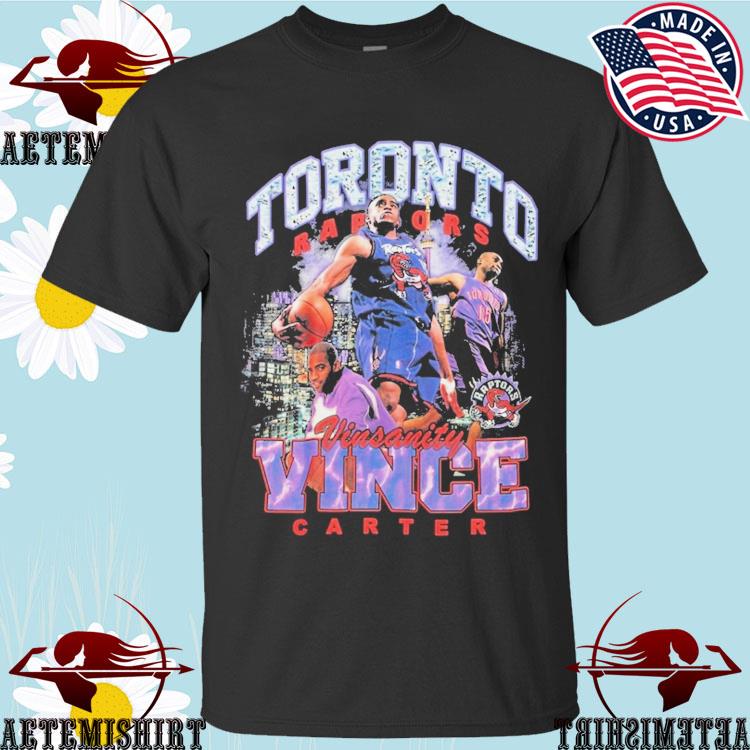 Vince Carter Toronto Raptors Mitchell Ness Hardwood Classics Bling
