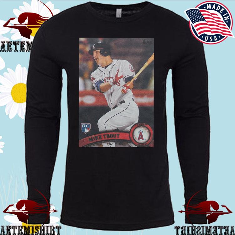 2011 Topps Baseball Mike Trout Angels Shirt, hoodie, sweater, long