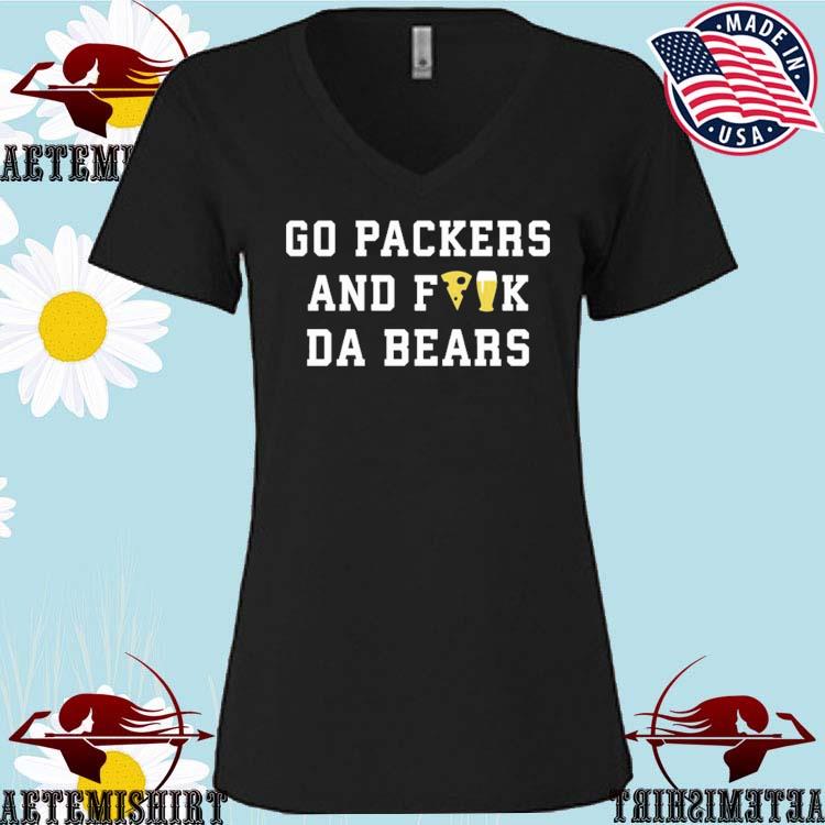 Official Aj dillon wearing go Packers and fuck da bears T-shirt, hoodie,  tank top, sweater and long sleeve t-shirt