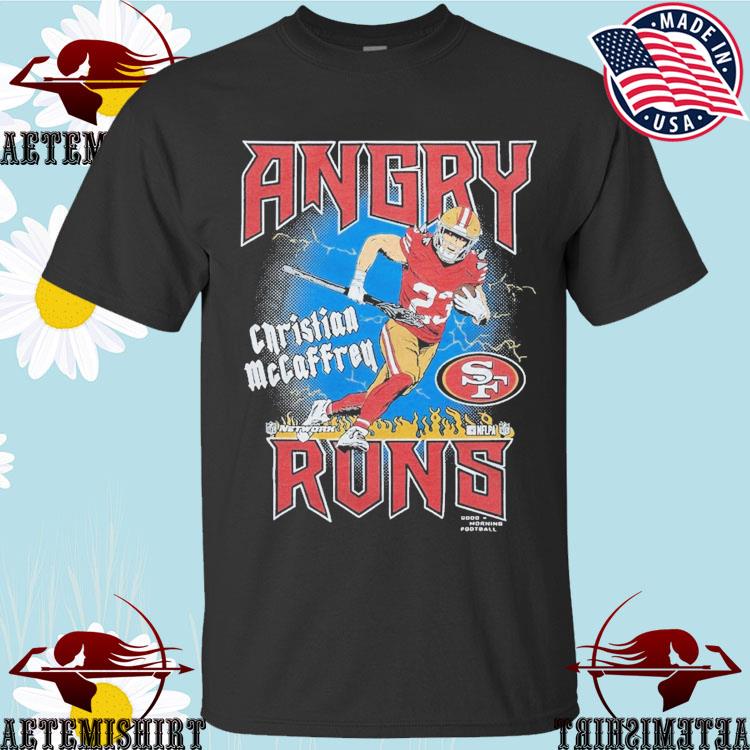 Angry Runs 49ers Christian Mccaffrey Vintage Shirts Hoodie Tank