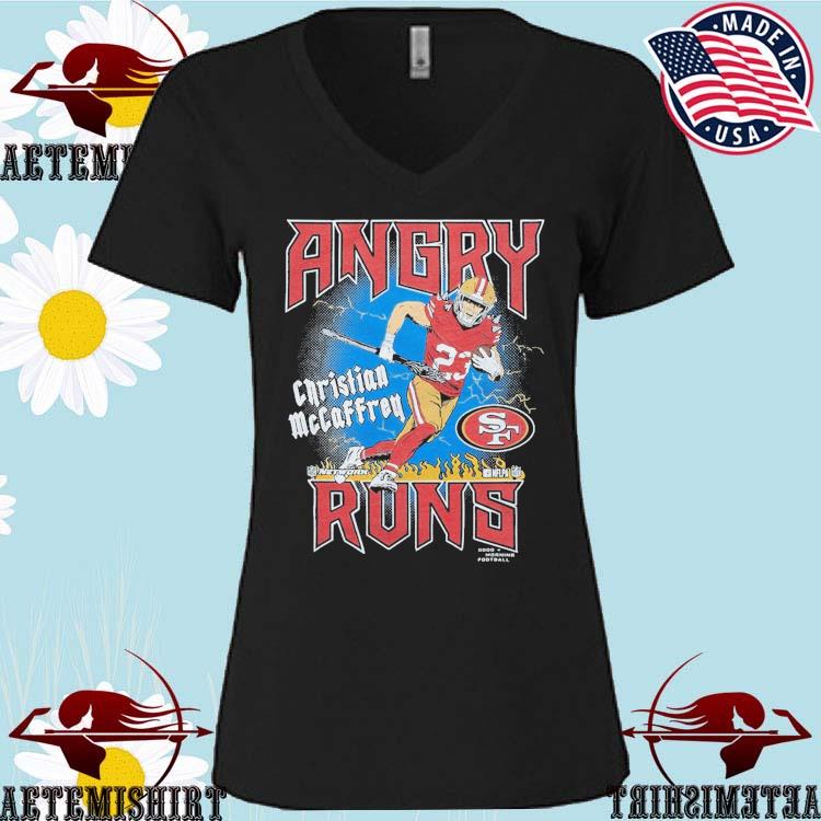 Angry Runs 49ers Christian Mccaffrey Shirt, hoodie, longsleeve, sweatshirt,  v-neck tee