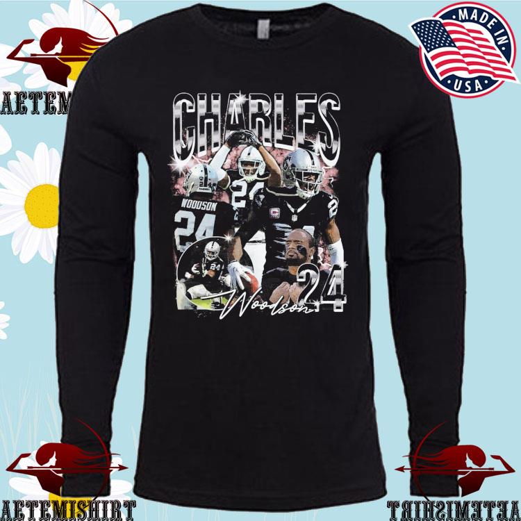 Official charles Woodson 24 T-Shirts, hoodie, tank top, sweater and long  sleeve t-shirt